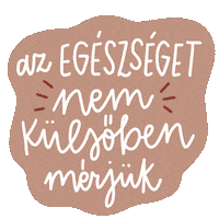 SalomeKurucz dieta egeszseg testpozitiv egészséges életmód Sticker