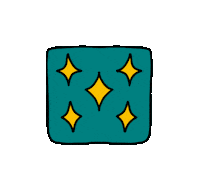 Lost Paradise Star Sticker by Finely Tuned