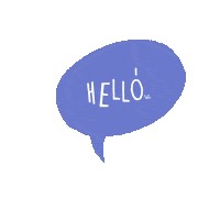 vonallabor hello purple greetings magyar Sticker