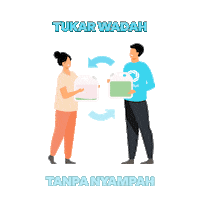 siklusrefill siklus siklustukarwadah tukarwadah Sticker