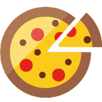 hungry pizza Sticker by Cisco Eng-emojis