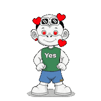 Yep Yes Sticker by Zhot