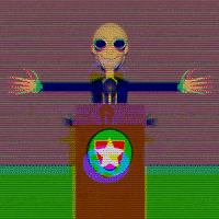 Lizard Man Monster GIF by Pushopian