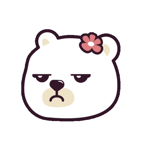 Angry Bear Sticker by MamaBear