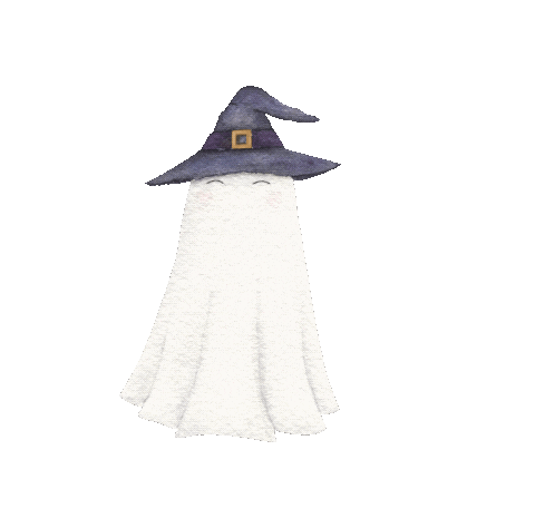 Colourshade halloween ghost watercolour fantome Sticker