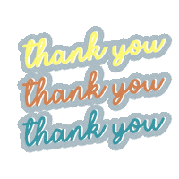 Thanks Thank You Sticker