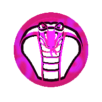 pink snake Sticker by Broken Promises