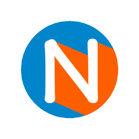 Orange Abc Sticker