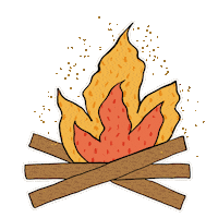 Fire Fogueira Sticker