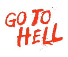 Go To Hell Sticker by Clinton Kane