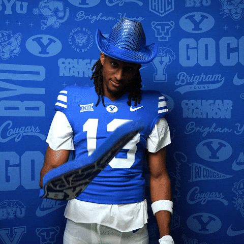 College Football Go Cougs GIF by BYU Cougars