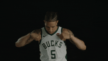 milwaukee bucks reaction pack flexing GIF by Milwaukee Bucks