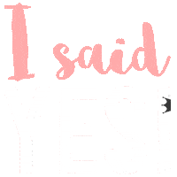I Said Yes Wedding Sticker by Glamira Diamonds
