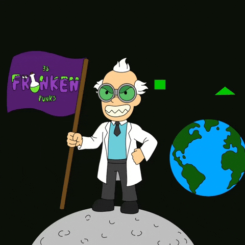 Space Win GIF by 3dFrankenPunks