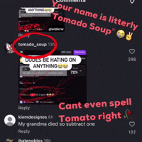Tomato Soup Cant Spell GIF