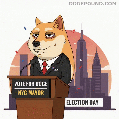 Speaking Election Day GIF by Doge Pound