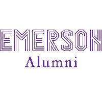 EmersonAlumni graduation lion boston graduate Sticker
