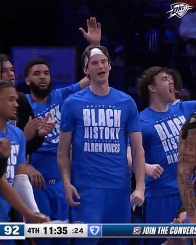 Lets Go Basketball GIF by OKC Thunder