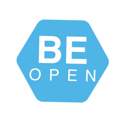 Be Open Sticker by GBH