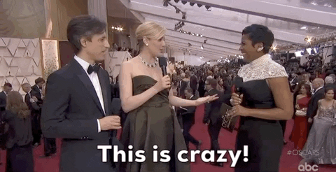 This Is Crazy Greta Gerwig GIF by The Academy Awards