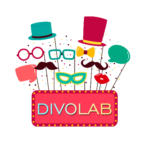 DIVOLAB photobooth props divolab Sticker