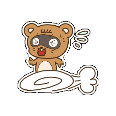 Run 走る Sticker by KUWAZAWA-Holdings
