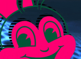michaelpaulukonis happy red 1980s logos GIF