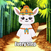 Joy Forest GIF by Llamaozi