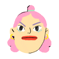 michelelawniczak angry feminism studiomila grevedesfemmes Sticker
