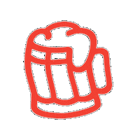 Drunk Sticker by Mota Italic