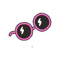 Pink Glasses Sticker by Maeve Chocolate