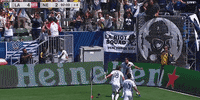 true love goal celebration GIF by LA Galaxy