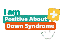 DownSyndromeUK pads down syndrome positive about down syndrome Sticker