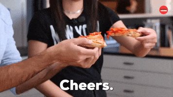 Candy Corn Pizza GIF by BuzzFeed