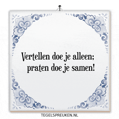 Humor Teamwork GIF by Tegelspreuken.nl