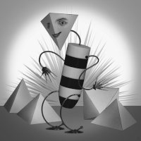 excited black and white GIF by Colin Raff