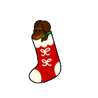 Christmas Bow Sticker