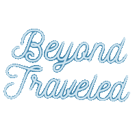beyondtraveled beyondtraveled beyond traveled Sticker