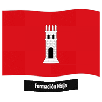 Flag Spain Sticker by Formación Ninja