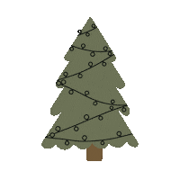 pastelsandplants christmas holiday cheer tree Sticker