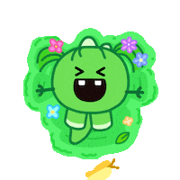 Happy Flower Sticker by DINOSALLY