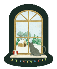 Santa Claus Cat Sticker