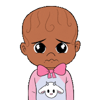 Sad Serena Williams Sticker by Qai Qai