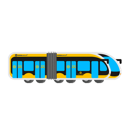 GuaguasMunicipales giphyupload bus ecofriendly amarillo Sticker
