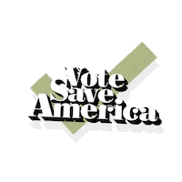 Trump America Sticker by Crooked Media