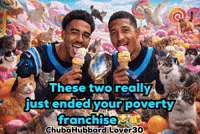 Ice Cream Chuba Hubbard GIF