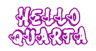 Quarta Hello Sticker