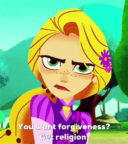 jett_fighter tangled rapunzel you want forgiveness get religion GIF