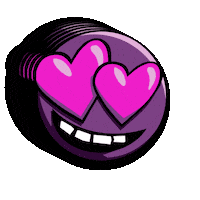 Emoji Lila Sticker by Heidekreatur
