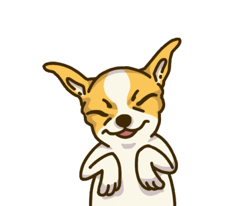 Animation Dog Sticker